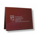 Vinyl Certificate or Diploma Holder w/ 11" Side Opening